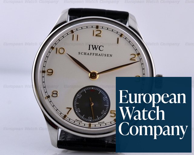 IWC Portuguese Manual Hand Wound Silver Dial 44MM Ref. IW545405
