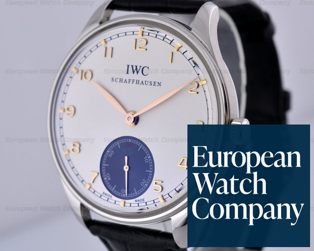 IWC Portuguese Manual Hand Wound Silver Dial 44MM Ref. IW545405