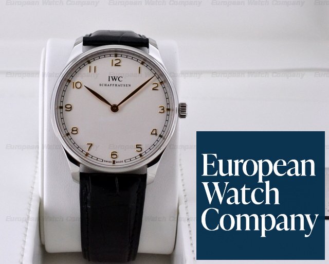 IWC IW570303 Portuguese Pure Classic SS White Dial 