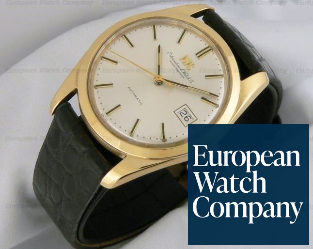 IWC  Vintage yellow
36mm date
Engraved back