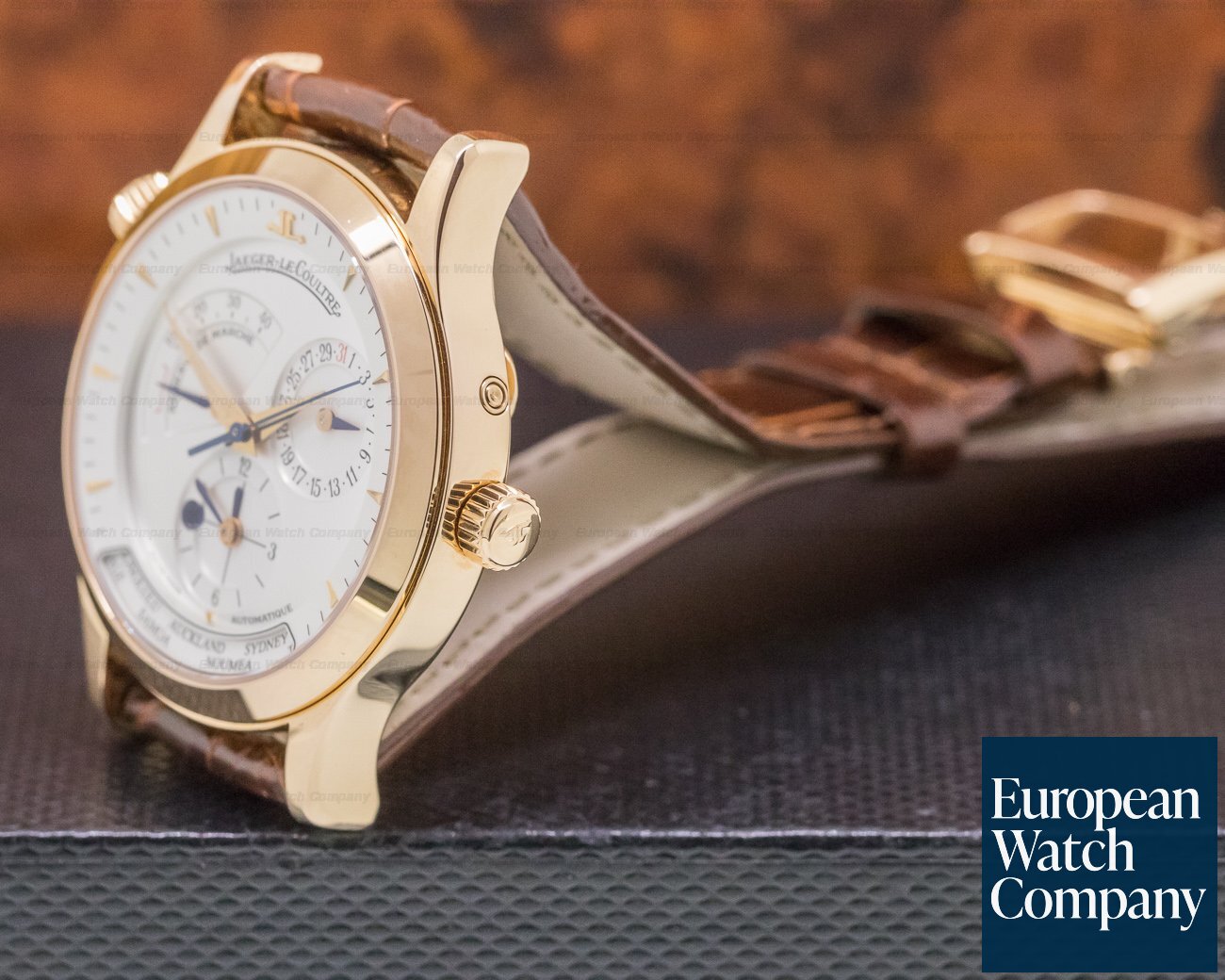Jaeger LeCoultre Master Geographic 18K Rose Gold Ref. 142.2.92
