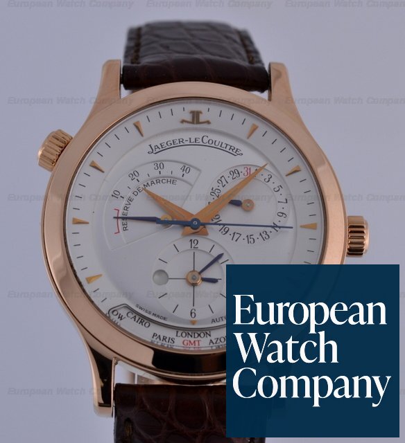 Jaeger LeCoultre Master Geographic RG White Dial 38MM Ref. 142.240.922B