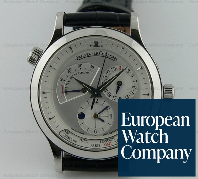 Jaeger LeCoultre Master Geo Steel Silver Dial Ref. 142.8.92