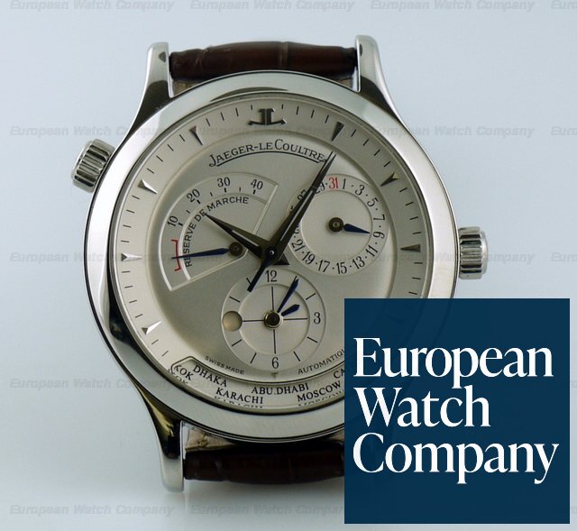 Jaeger LeCoultre Master Geographic SS Silver Dial Ref. 142.8.92