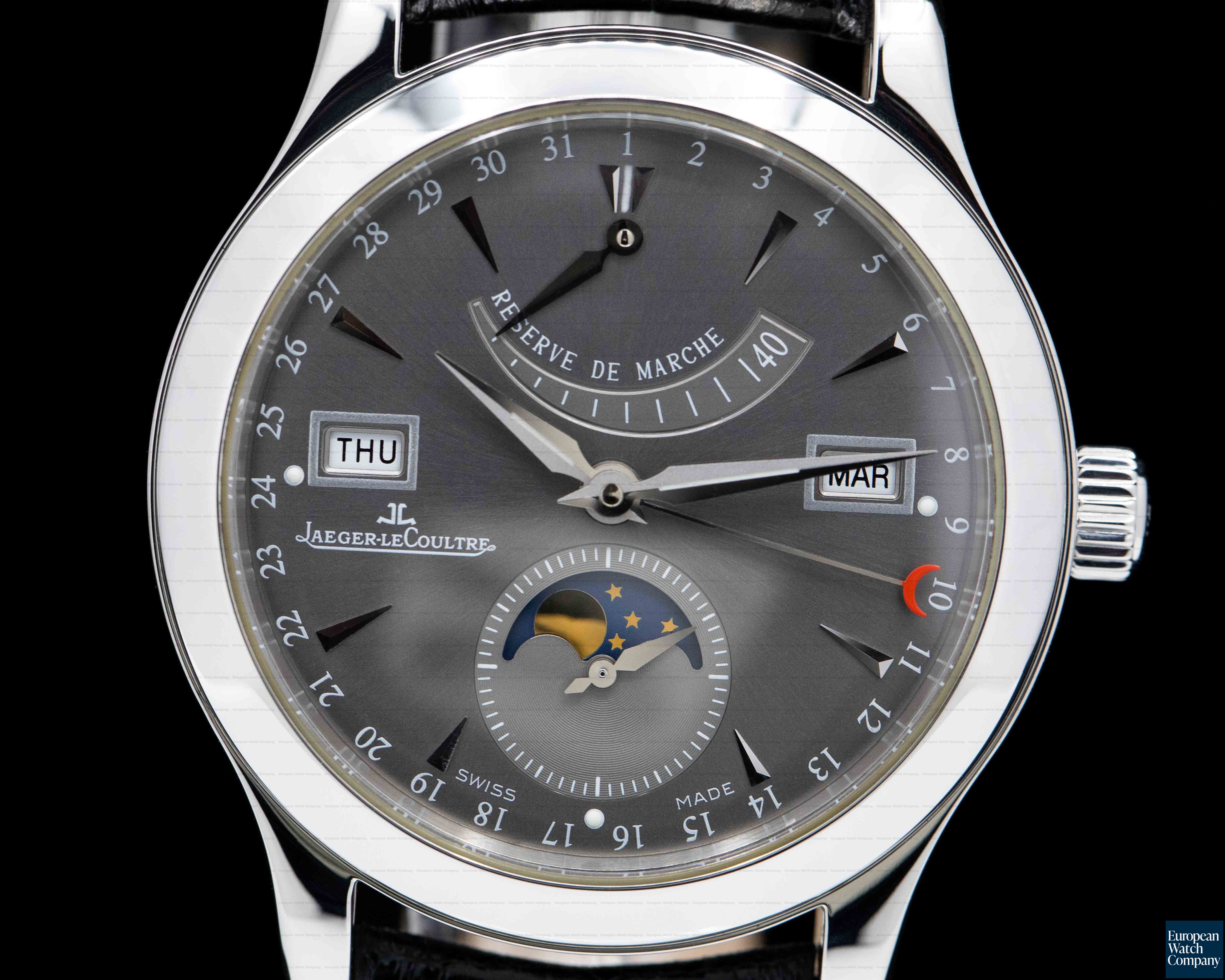 Jaeger LeCoultre Master Calendar SS Ruthenium Dial LIMITED EDITION Ref. 151.84.4A
