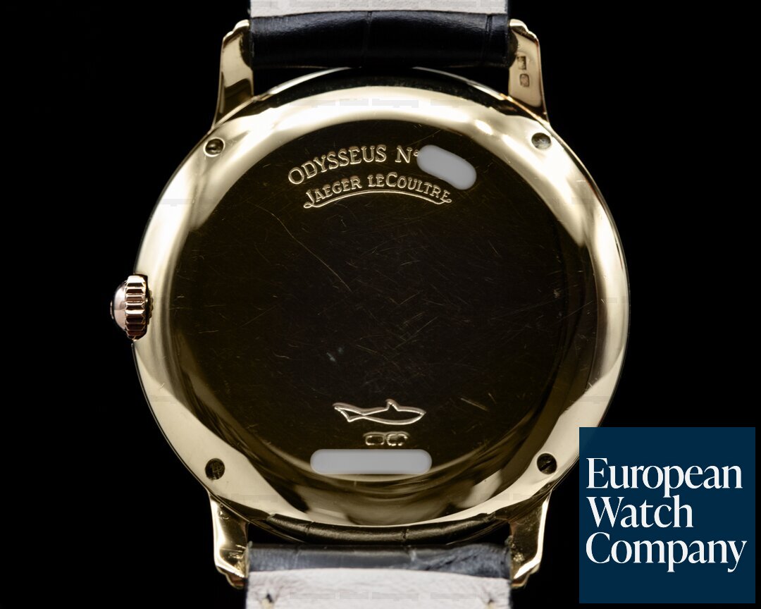 Jaeger LeCoultre Odysseus Perpetual Calendar Enamel Dial 18K Yellow Gold Ref. 166.7.80