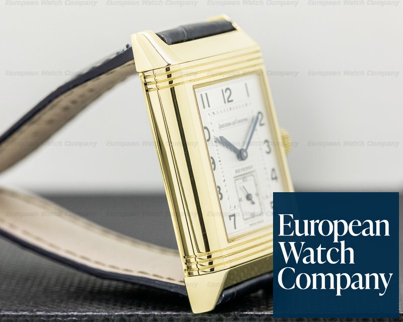 Jaeger LeCoultre Reverso Duo 18K Yellow Gold / 18k Tang Buckle Ref. 270.140.542