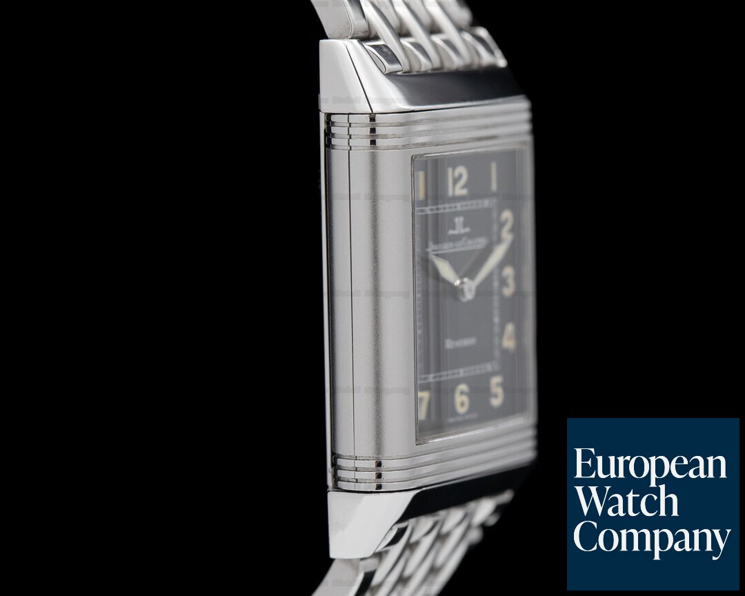 Jaeger LeCoultre Reverso Grande Taille Shadow Black Dial SS / SS Ref. 271861
