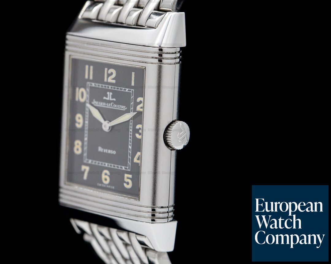 Jaeger LeCoultre Reverso Grande Taille Shadow Black Dial SS / SS Ref. 271861