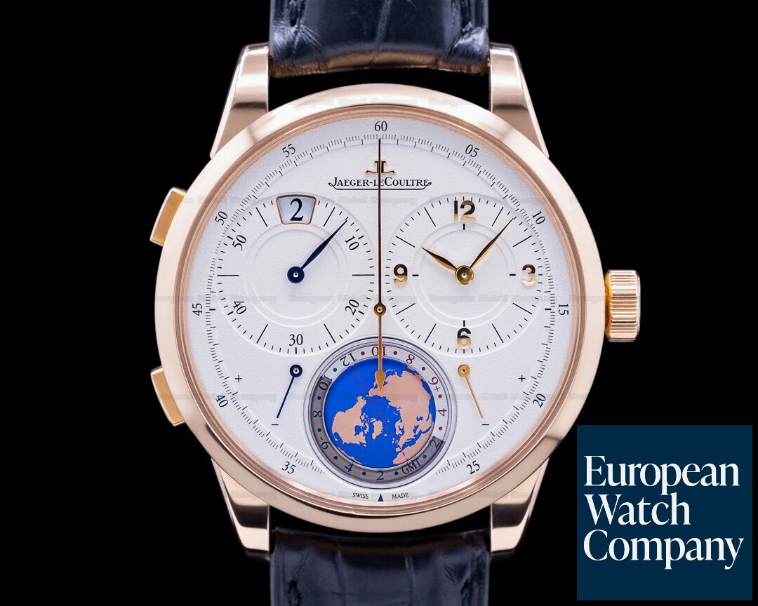 Jaeger LeCoultre Duometre Travel Time 18K Rose Gold Ref. 6062520