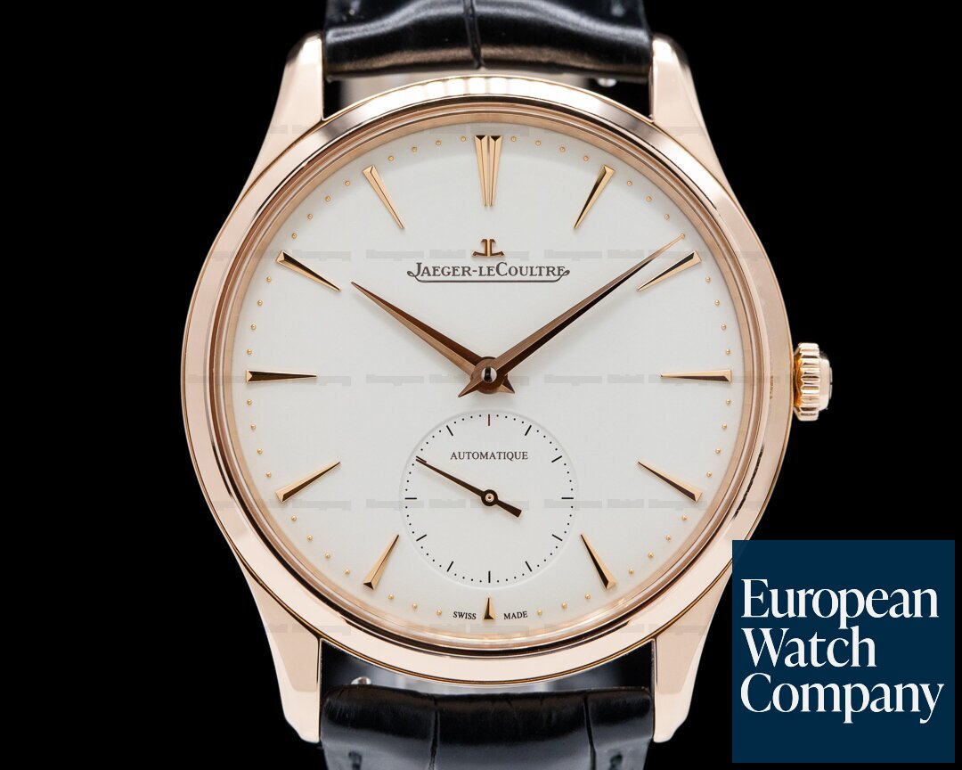Jaeger LeCoultre JLC Master Ultra Thin Small Seconds 39mm 18k RG Ref. Q1212510