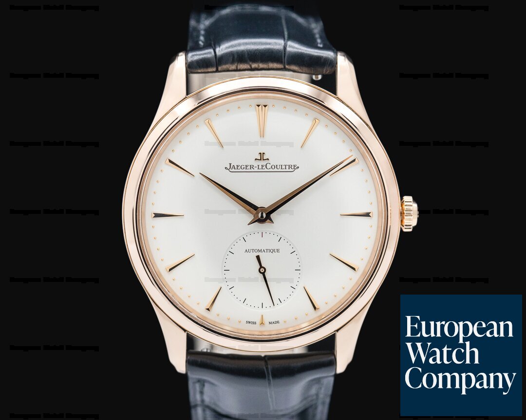 Jaeger LeCoultre Q1212510 JLC Master Ultra Thin Small Seconds 39mm 18k RG