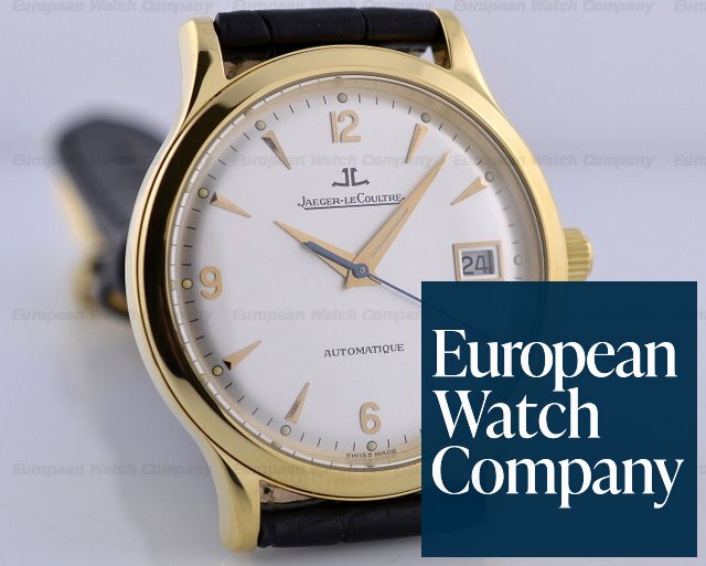 Jaeger LeCoultre Master Control Grande Taille Silver Dial 18K Yellow Gold 37MM Ref. Q140189