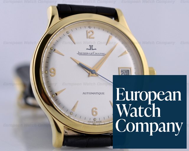 Jaeger LeCoultre Master Control Grande Taille Silver Dial 18K Yellow Gold 37MM Ref. Q140189