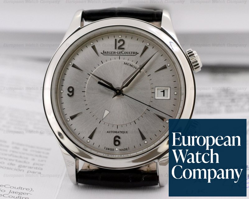 Jaeger LeCoultre Q1418430 Master Memovox SS Silver Dial 
