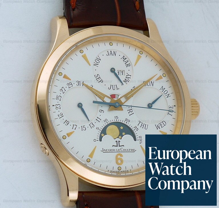 Jaeger LeCoultre Master Perpetual Rose White Dial Ref. Q149.24.2A