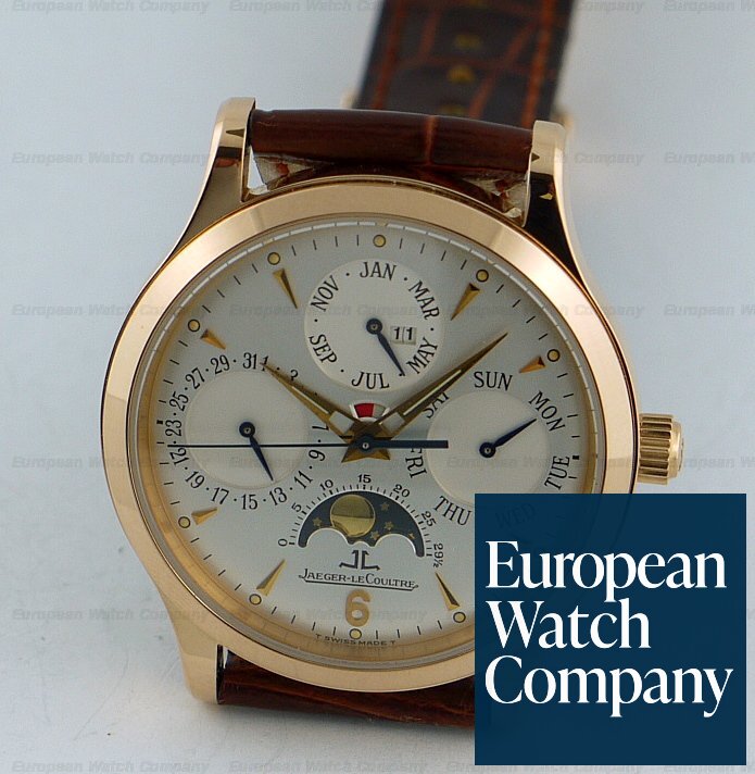 Jaeger LeCoultre Master Perpetual Rose White Dial Ref. Q149.24.2A