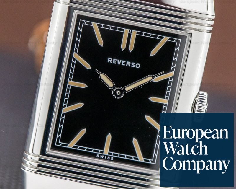 Jaeger LeCoultre Tribute to Reverso 1931 Ultra Thin SS Black Dial US LIMITED Ref. Q2788570