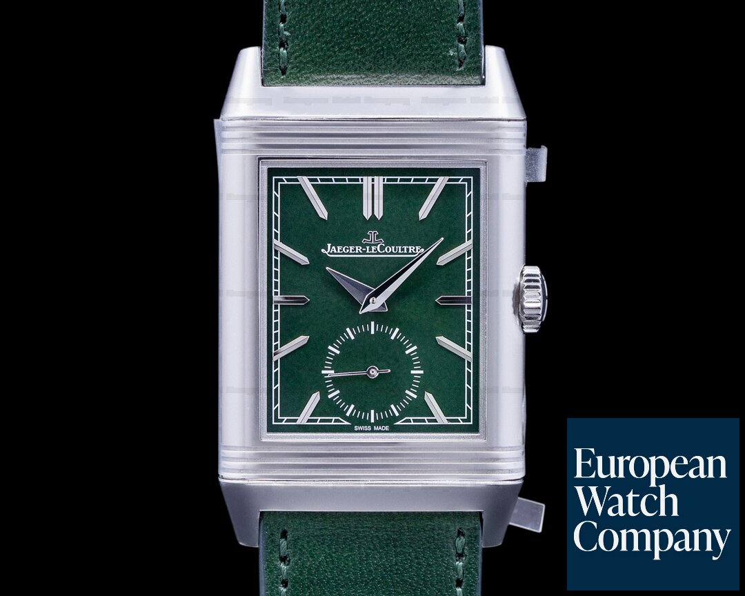 Jaeger LeCoultre Q3978430 Reverso Tribute Small Seconds Green UNWORN STICKERED