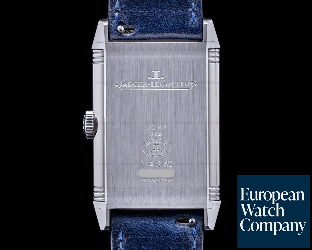 Jaeger LeCoultre Reverso Tribute Small Seconds SS Blue Dial 2020 Ref. Q3978480