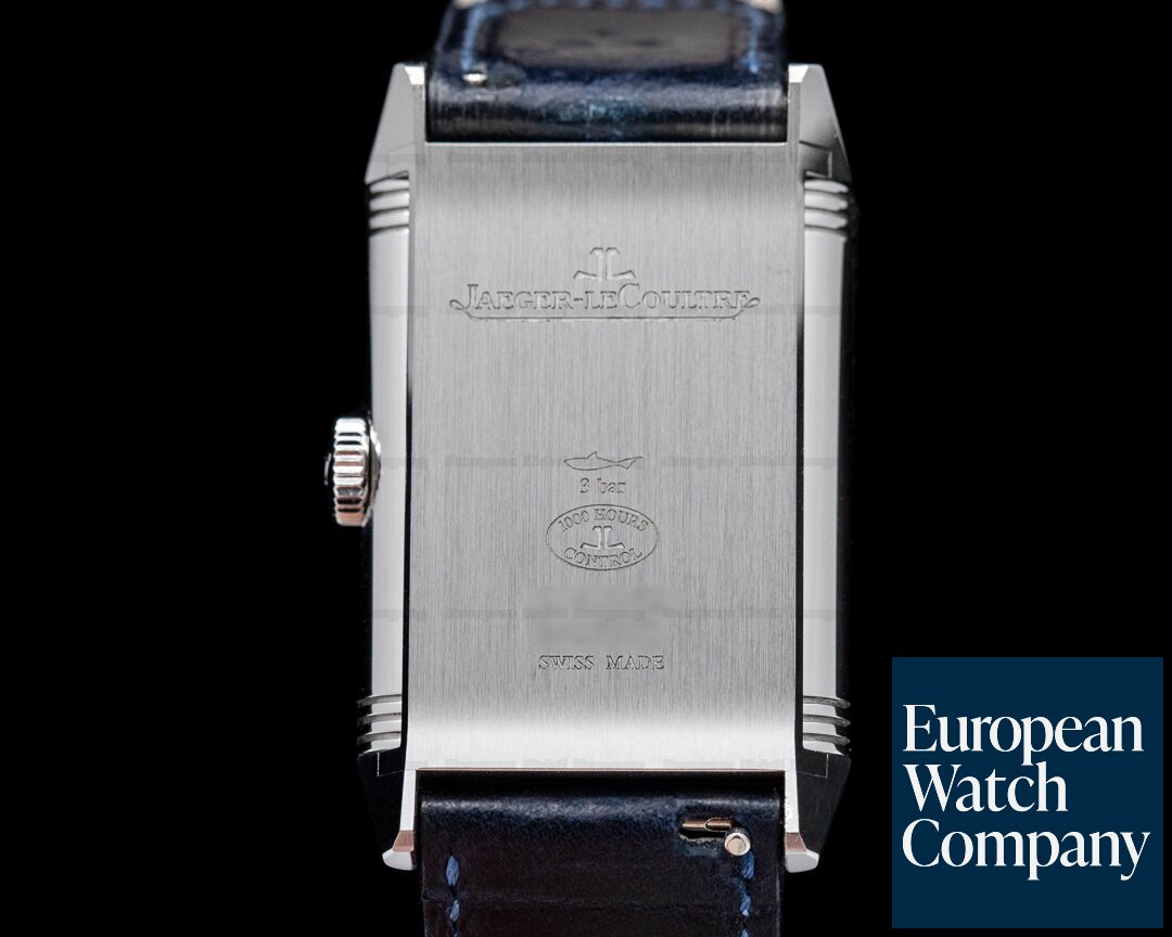 Jaeger LeCoultre Reverso Tribute Small Seconds SS Blue Dial Ref. Q3978480