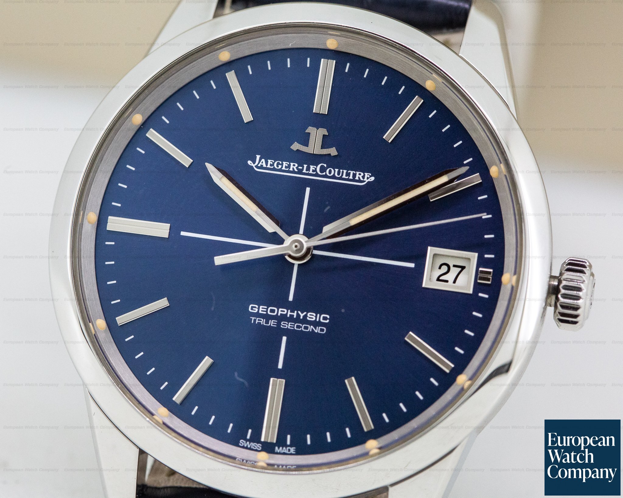 Jaeger LeCoultre Geophysic True Second SS Blue Dial Limited Edition Ref. Q8018480
