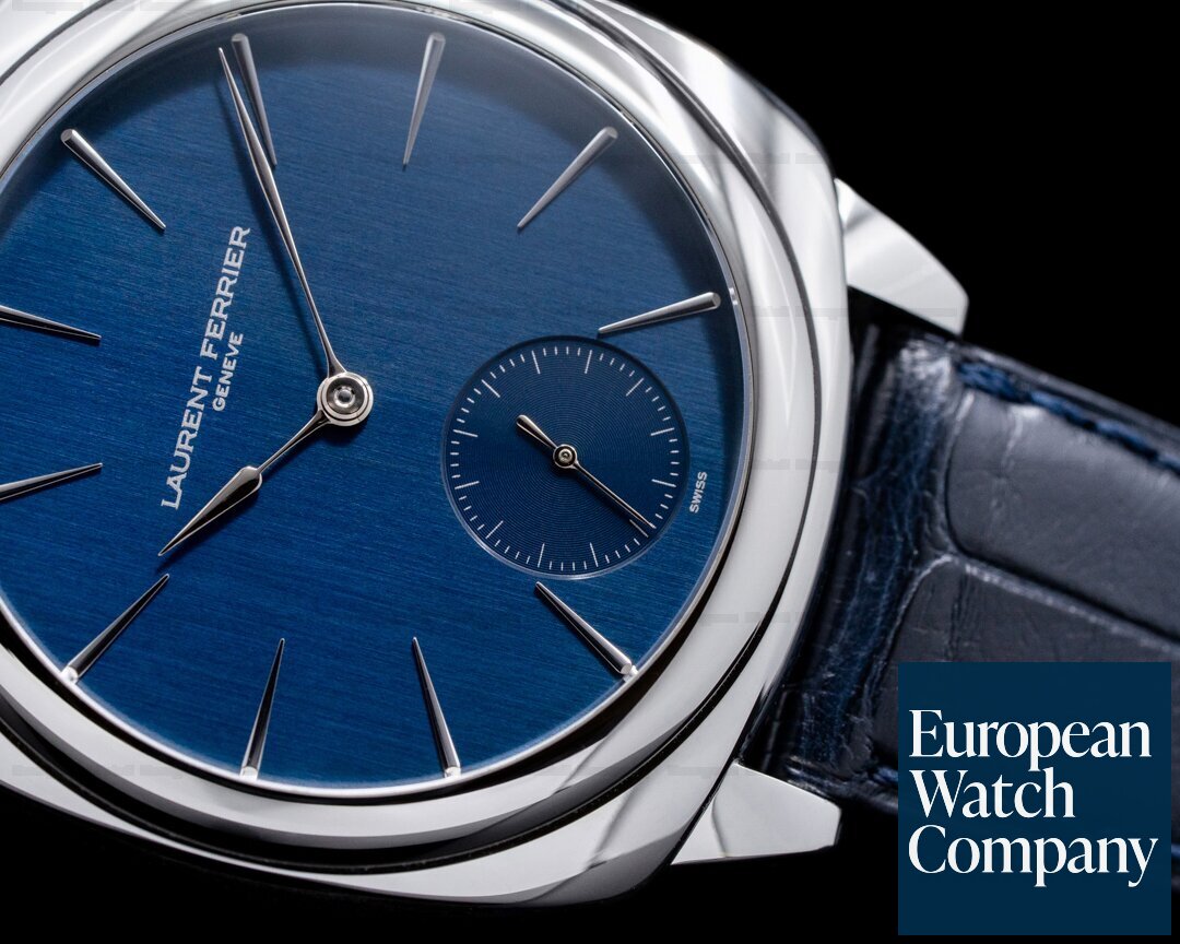 Laurent Ferrier Galet Micro Rotor Square SS Blue Dial Ref. FBN229.01