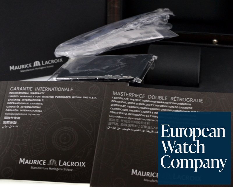 Maurice Lacroix Masterpiece Double Retrograde Manual Wind SS Ref. MP7218-SS001-310