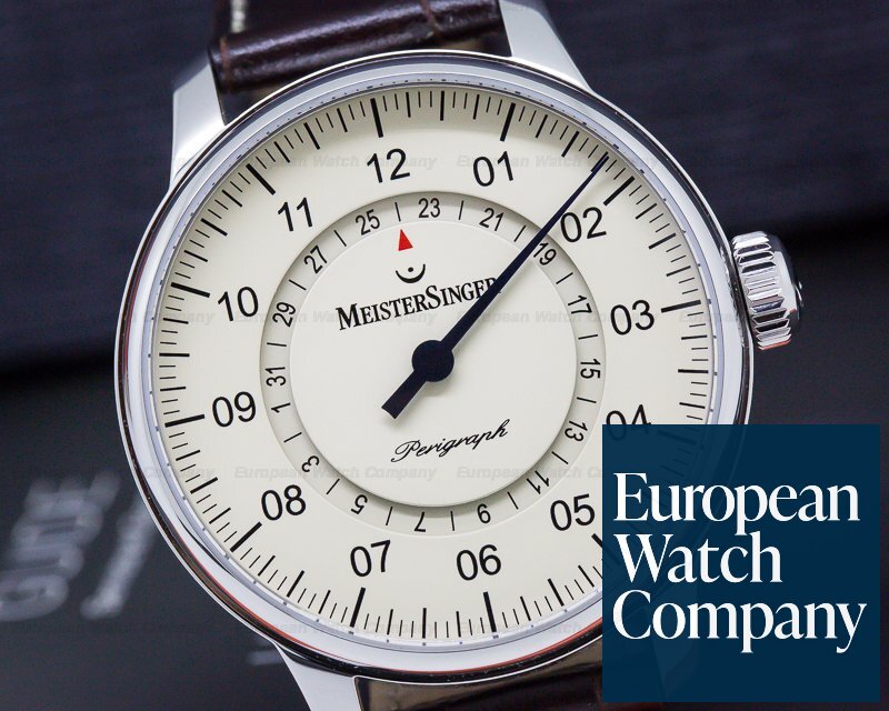 MeisterSinger Perigraph SS Ivory Dial Ref. AM1003