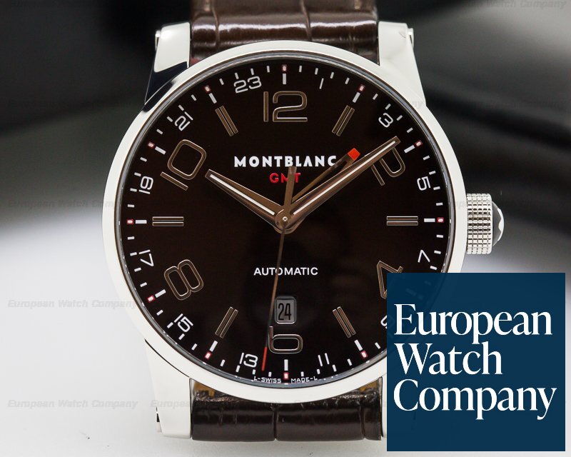 Montblanc 7216 Timewalker GMT SS Black Dial (26087) | European