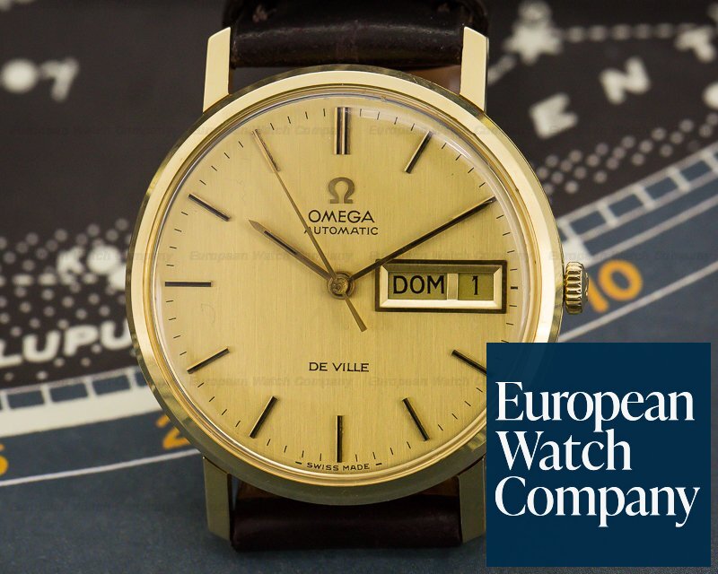 Omega 162.0059 Vintage De Ville Day-Date 18K Yellow Gold Automatic