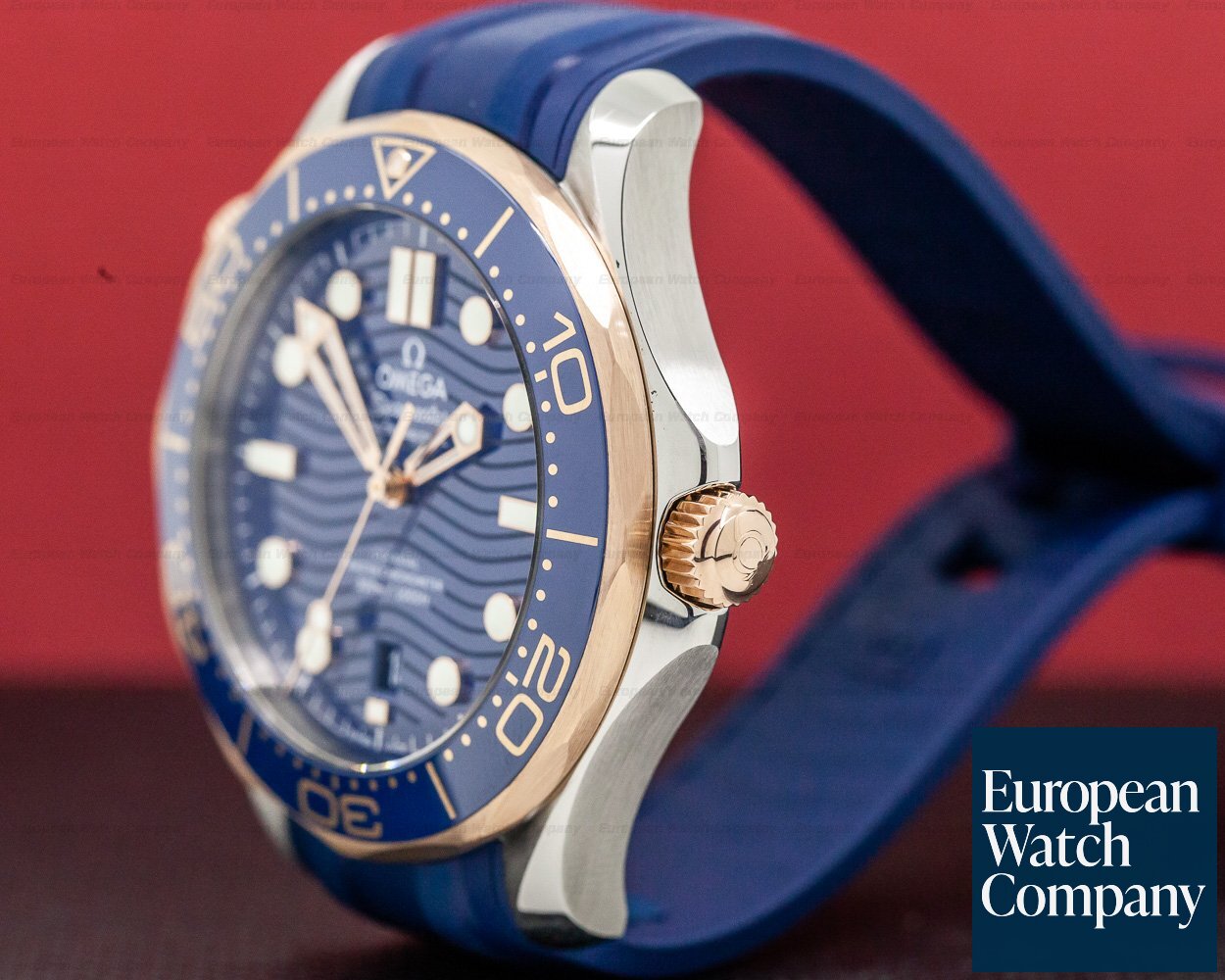 Omega Seamaster Diver 300M Steel and Rose Gold Co-Axial Master Chronometer Ref. 210.22.42.20.03.002
