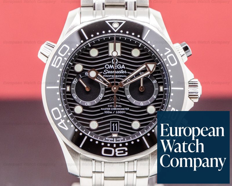 Omega Seamaster Professional Chronograph Black Dial Co-Axial SS Ref. 210.30.44.51.01.001