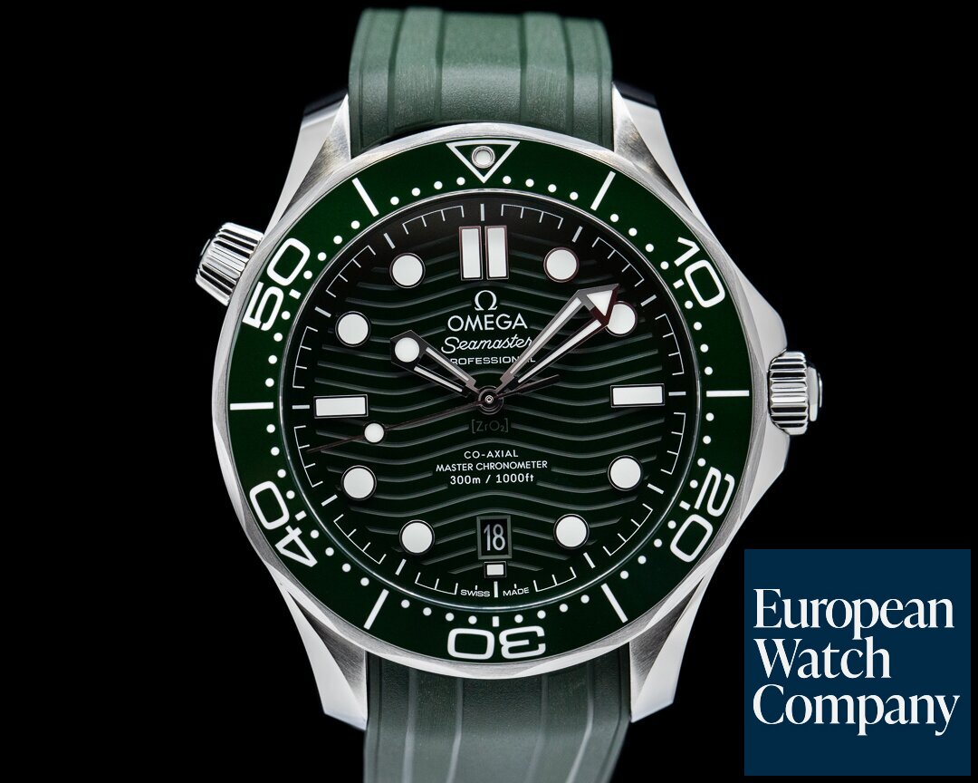 Omega 210.32.42.20.10.001 Seamaster Green dial Diver 300M Co-Axial Master Chronometer Ceramic 2023