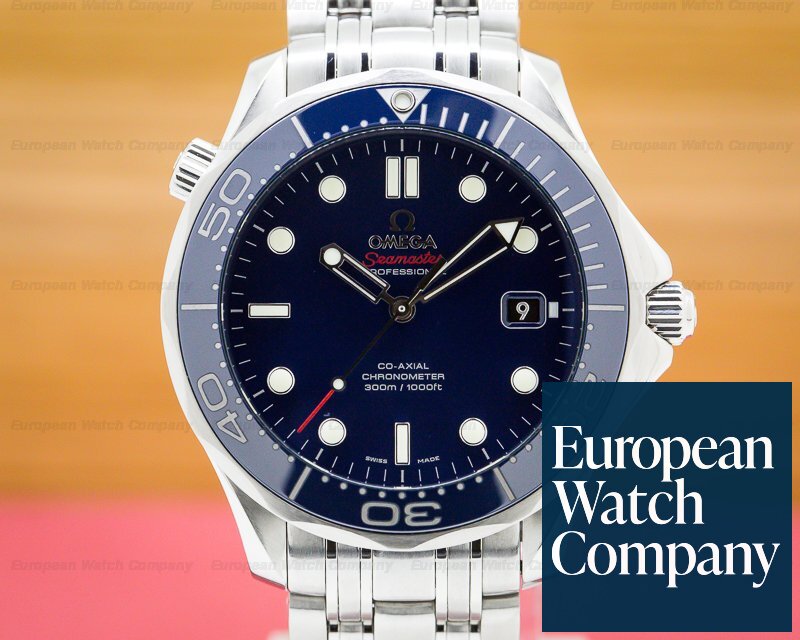 Omega Seamaster Professional Blue Dial Co-Axial SS / SS Ref. 212.30.41.20.01.002