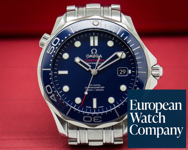 Omega Seamaster Professional Blue Dial Co-Axial SS / SS Ref. 212.30.41.20.03.001