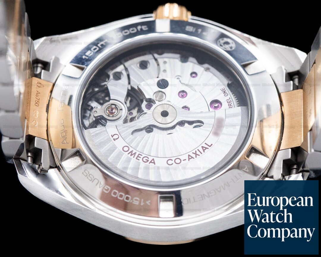 Omega Aqua Terra Co-Axial Chronometer 18k Rose Gold / SS 2020 Ref. 231.20.42.21.06.003