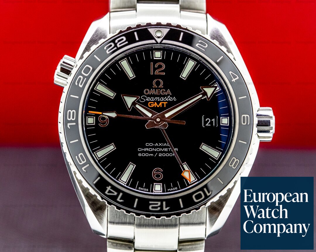 Omega Seamaster Planet Ocean GMT 600M Co-Axial Black Dial Ref. 232.30.44.22.01.001
