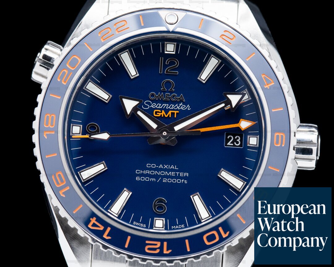 Omega Seamaster Planet Ocean Good Planet GMT 600M Co-Axial Blue Dial Ref. 232.30.44.22.03.001