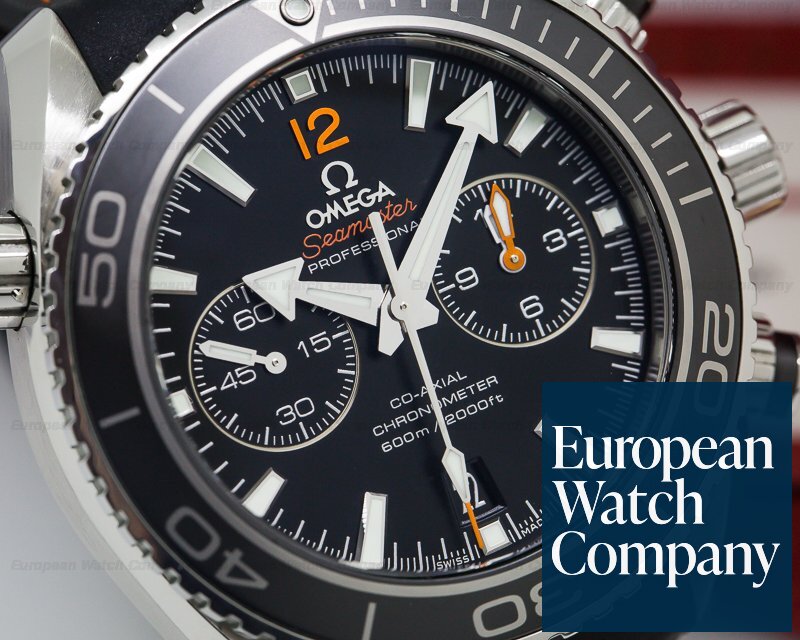 Omega Planet Ocean Co-Axial Chronograph Black Dial SS / Rubber Strap Ref. 232.32.46.51.01.005