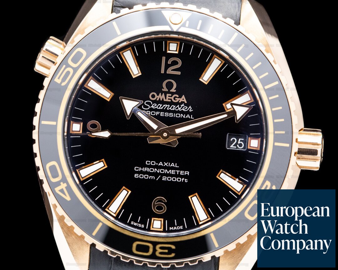 Omega Seamaster Planet Ocean Co-Axial Black Dial Rose Gold Ref. 232.63.42.21.01.001