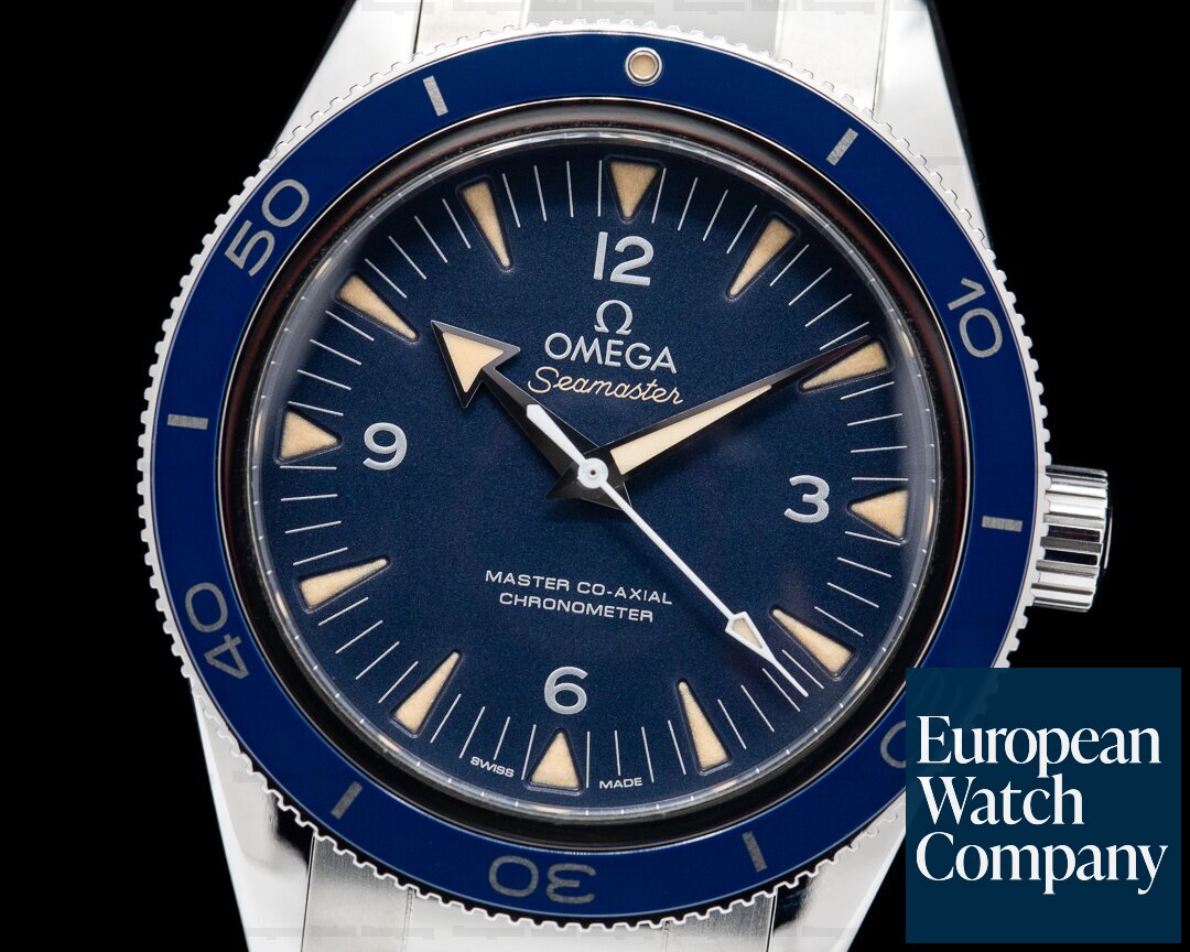 Omega Omega SeaMaster 300M Blue Dial Blue Bezel Co-Axial Titanium 41MM Ref. 233.90.41.21.03.001