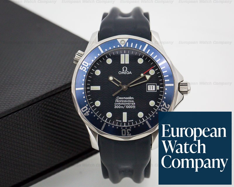 Omega 2531.80.00 Seamaster Professional Blue Dial SS / Rubber