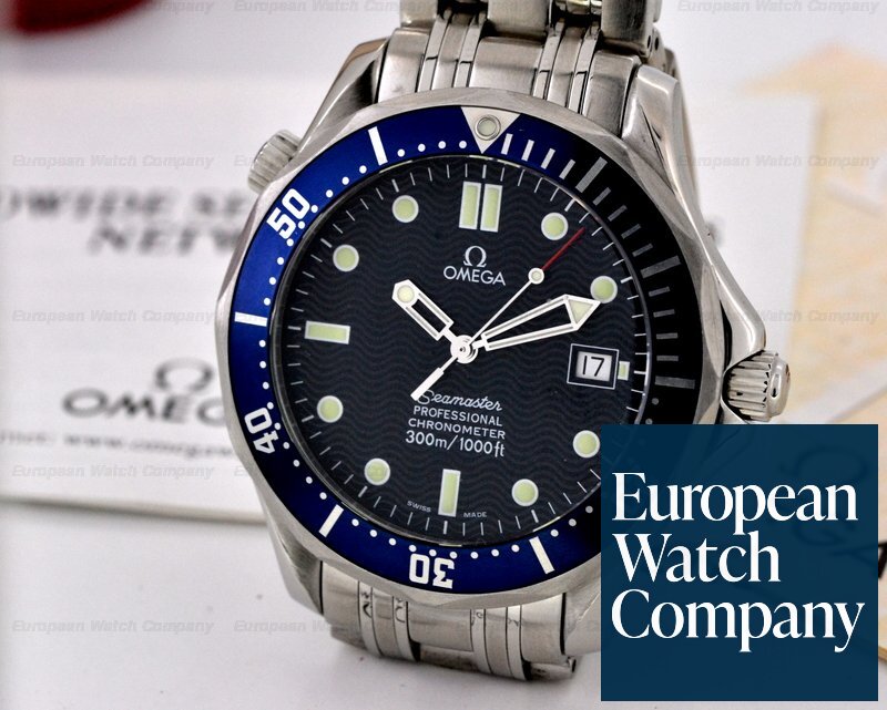Omega 2531.80.00 Seamaster Professional Blue Dial SS 