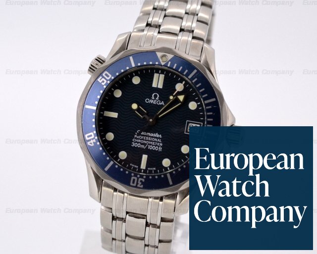 Omega 25318000 Seamaster Automatic Mid Size Blue Dial SS / SS