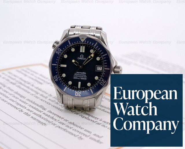 Omega 25318000 Seamaster Automatic Mid Size Blue Dial SS / SS