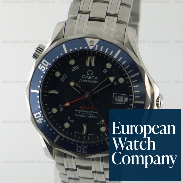 Omega Seamaster Professional Blue GMT SS/SS Ref. 2535.80