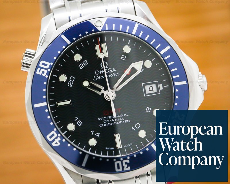 Omega Seamaster GMT Blue Dial SS Ref. 2535.80.00