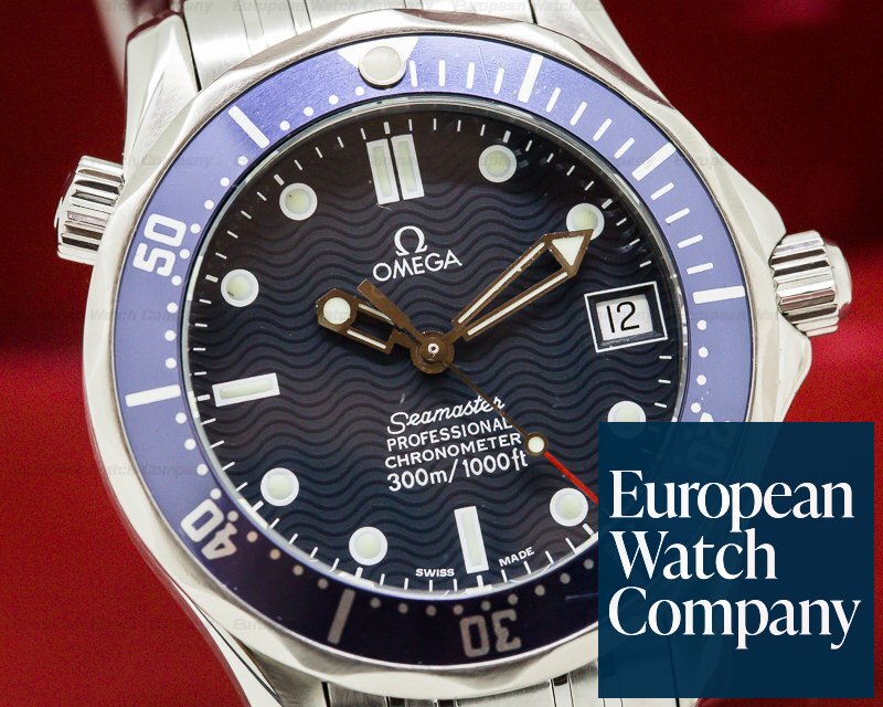 Omega Seamaster Professional Blue Dial SS/SS Midsize 25518000 Ref. 2551.80.00