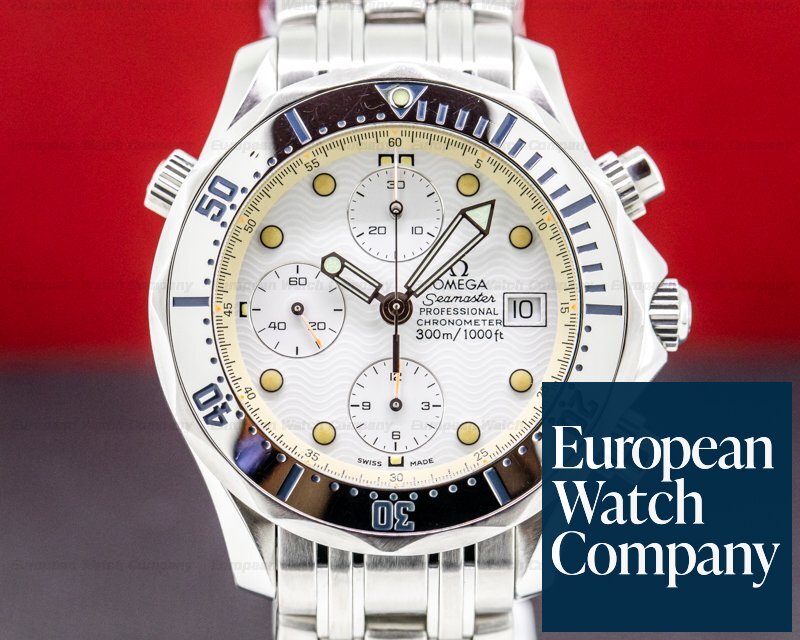 Omega Seamaster Professional Chronograph White Dial SS / SS Ref. 2598.20.00